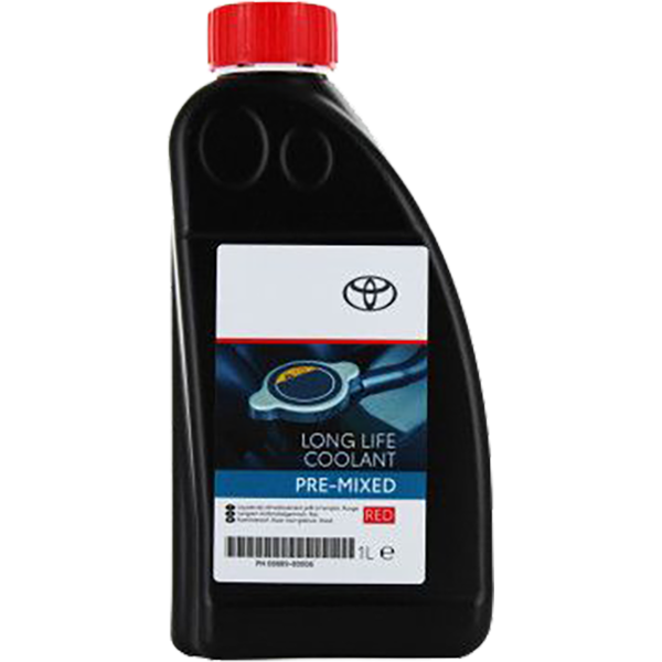 Toyota Long Life Coolant Pre-Mixed Red (0888980006, 0888980002)