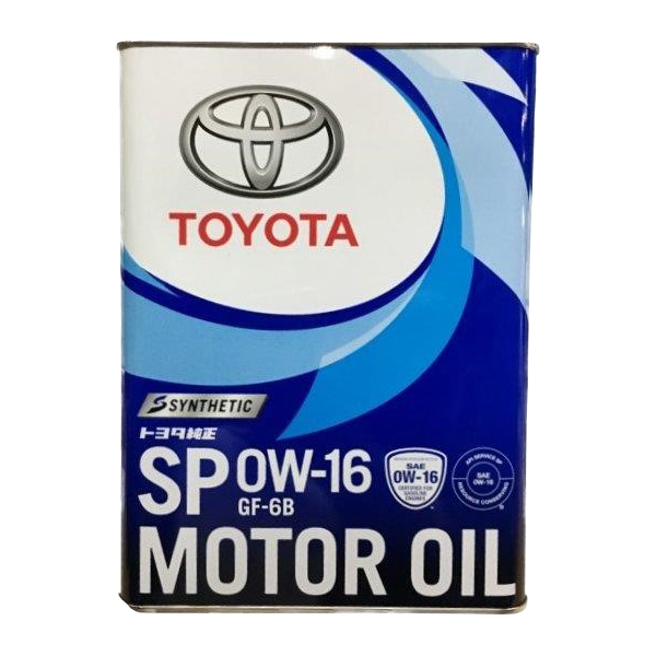 Toyota Motor Oil 0W-16 