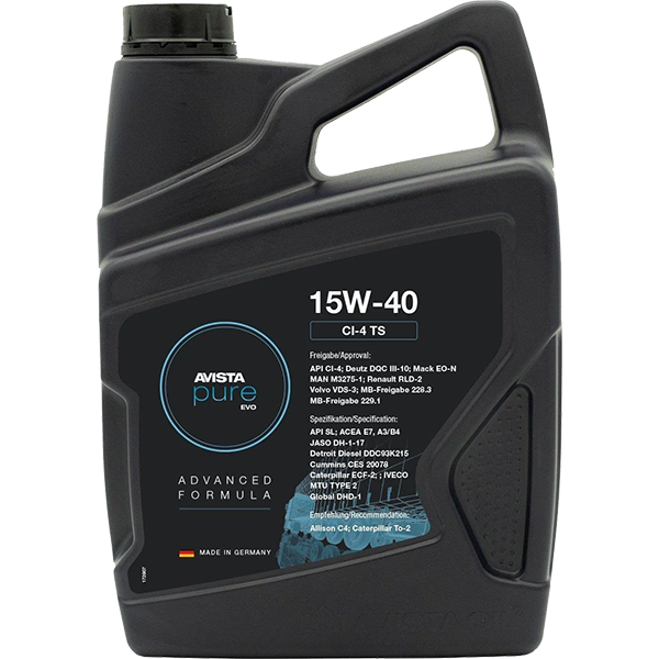 AVISTA pure EVO CI-4 TS 15W-40