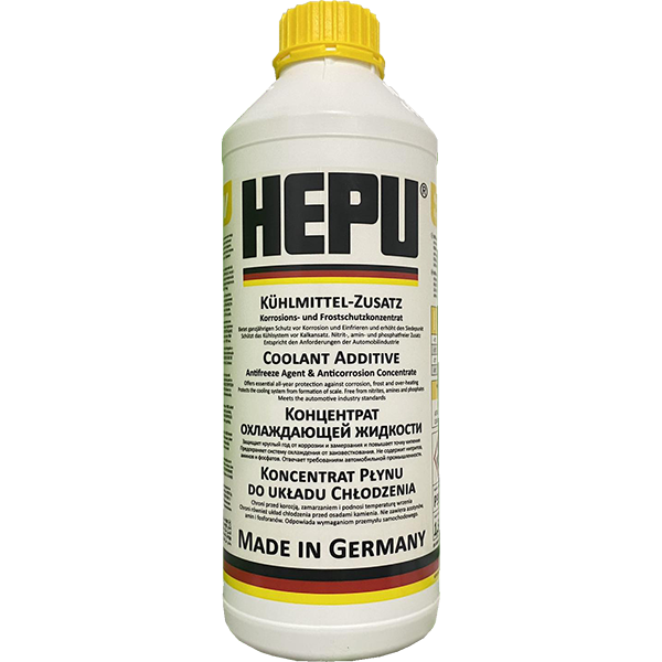 Антифриз HEPU G11 жолтый концентрат