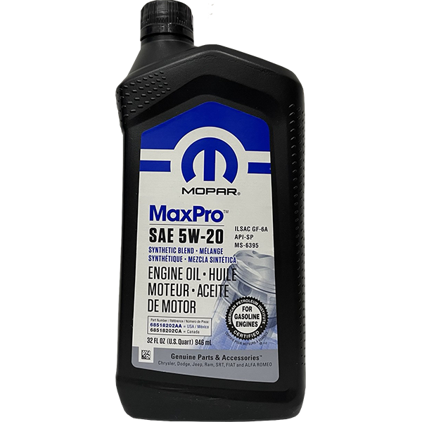 Mopar MaxPro 5W-20