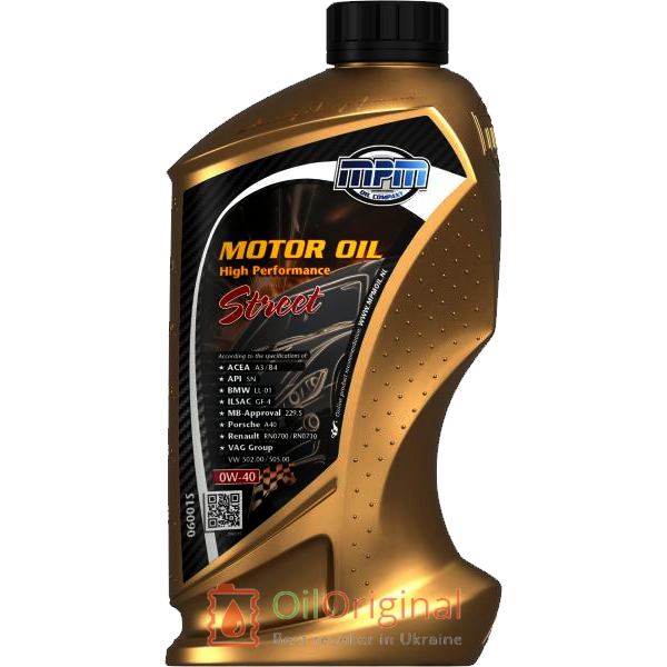 MPM High Performance Street 0w-40