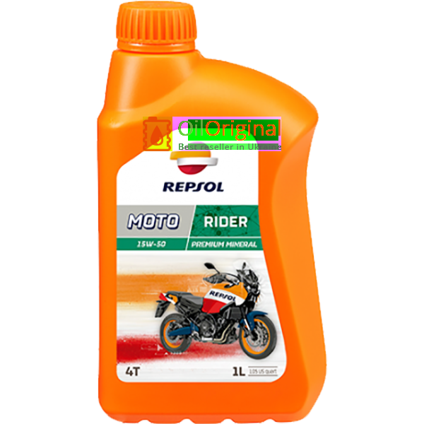 Repsol Moto Rider 4T 15W50 - 4 Litri