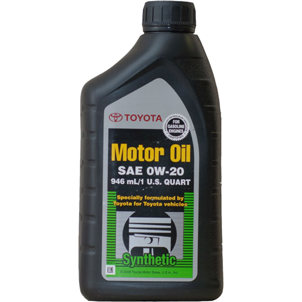 Toyota Motor Oil 0W-20 (00279-0WQTE)