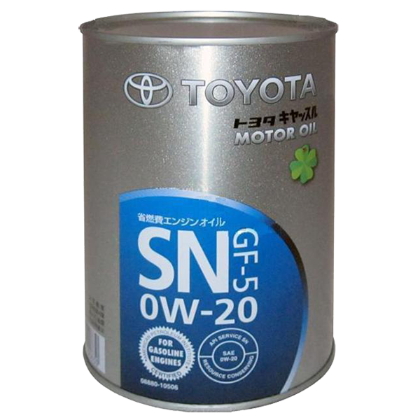 Toyota Motor Oil SN GF-5 0W-20